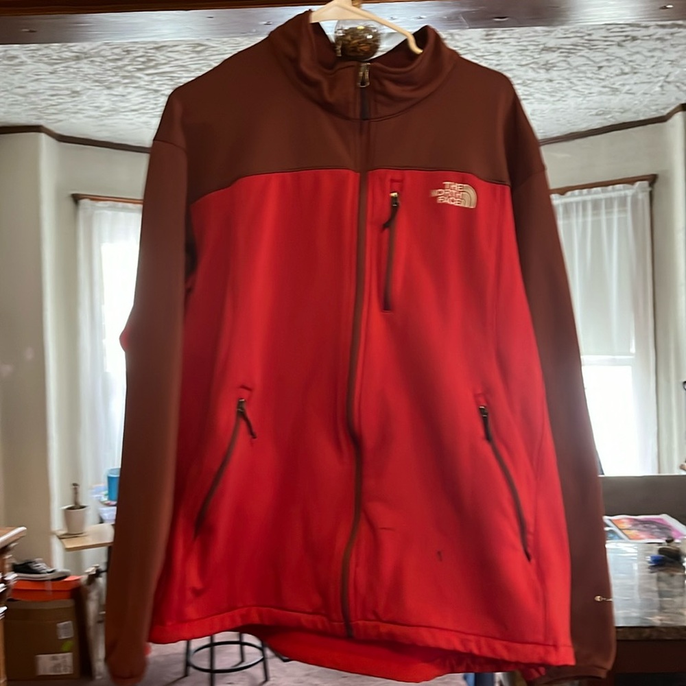 North Face pullover. has some pen stains on the left front bottom.